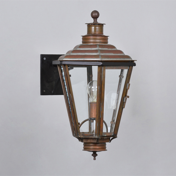 English Gas Wall Lantern